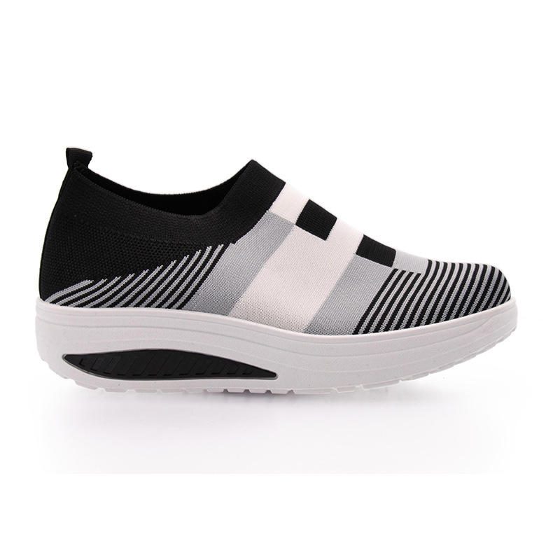 Dame Casual Sokk Sko Pustende Mesh Platform Joggesko