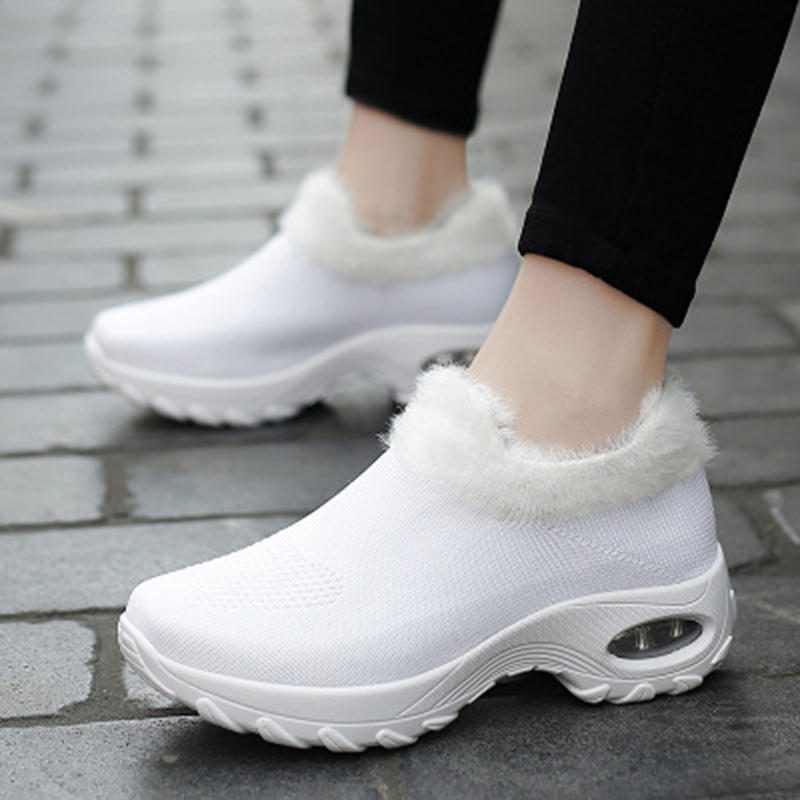 Dame Large Size Air Cushion Comfy Warm Casual Sneakers