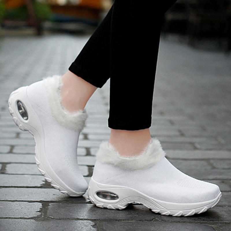 Dame Large Size Air Cushion Comfy Warm Casual Sneakers