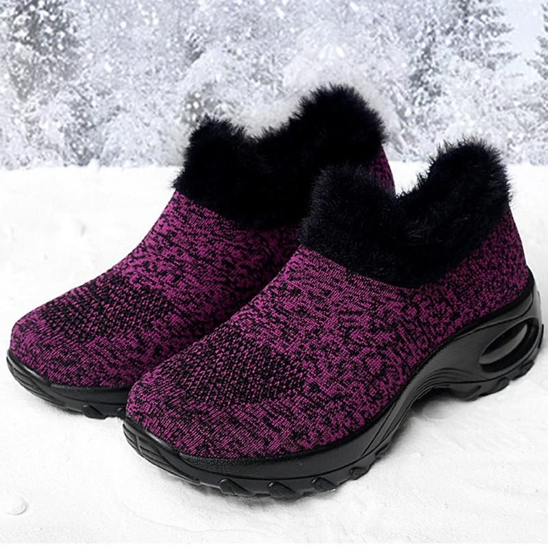 Dame Large Size Air Cushion Comfy Warm Casual Sneakers