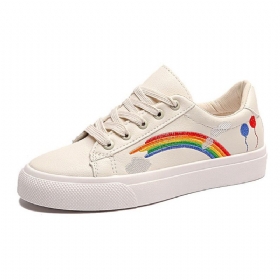 Dame Low Top Rainbow Comfy Wearable Casual Flate Court Joggesko