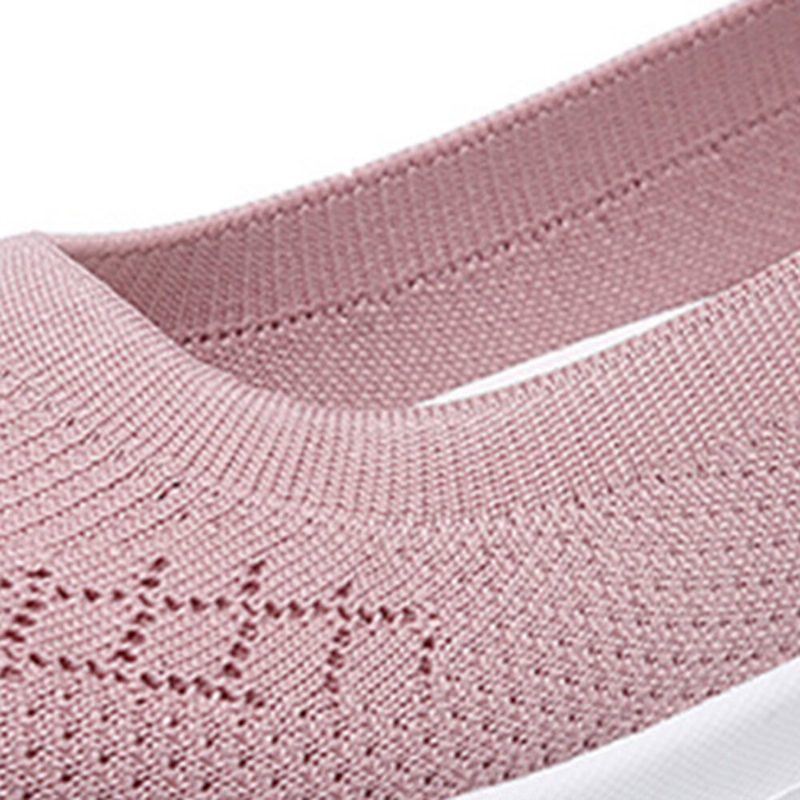 Dame Mesh Pustende Lett Slip On Lazy Casual Flate Walking Sko