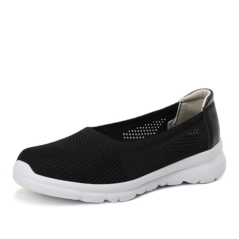 Dame Mesh Pustende Slip On Soft Sole Casual Joggesko