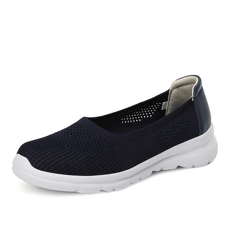 Dame Mesh Pustende Slip On Soft Sole Casual Joggesko