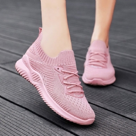 Kvinner Mesh Running Slip On Sock Uformelle Sportssko