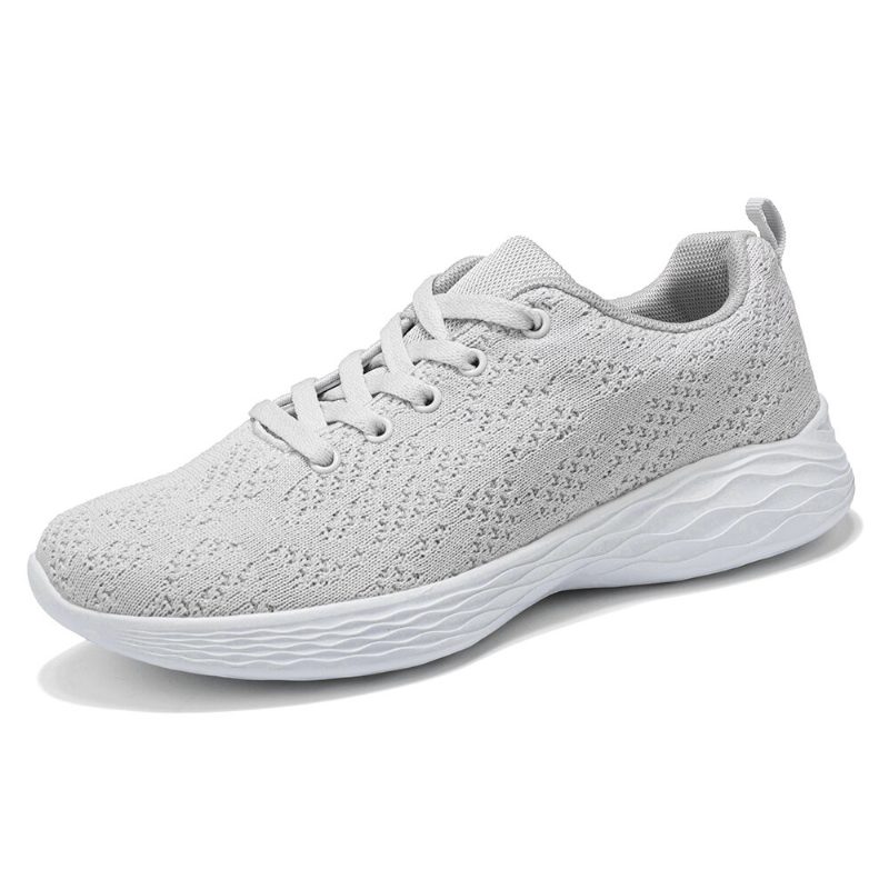 Stor Størrelse Dame Pustende Air Mesh Lace Up Running Casual Sko