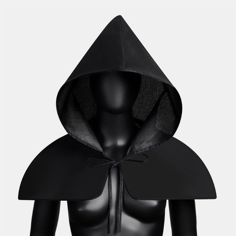 Unisex Halloween-kostymer Grim Reaper Cape Medieval Plague Doctor Hatter Sjal Kappe Menn Dame Voksen Gothic Punk Robe