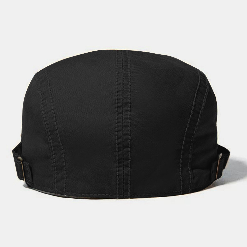 Collrown Herre Dusk Farge Matchende Eføy Cap Label Patch Uformell Vill Justerbare Berets Flate Caps Sommer Newsboy Hat