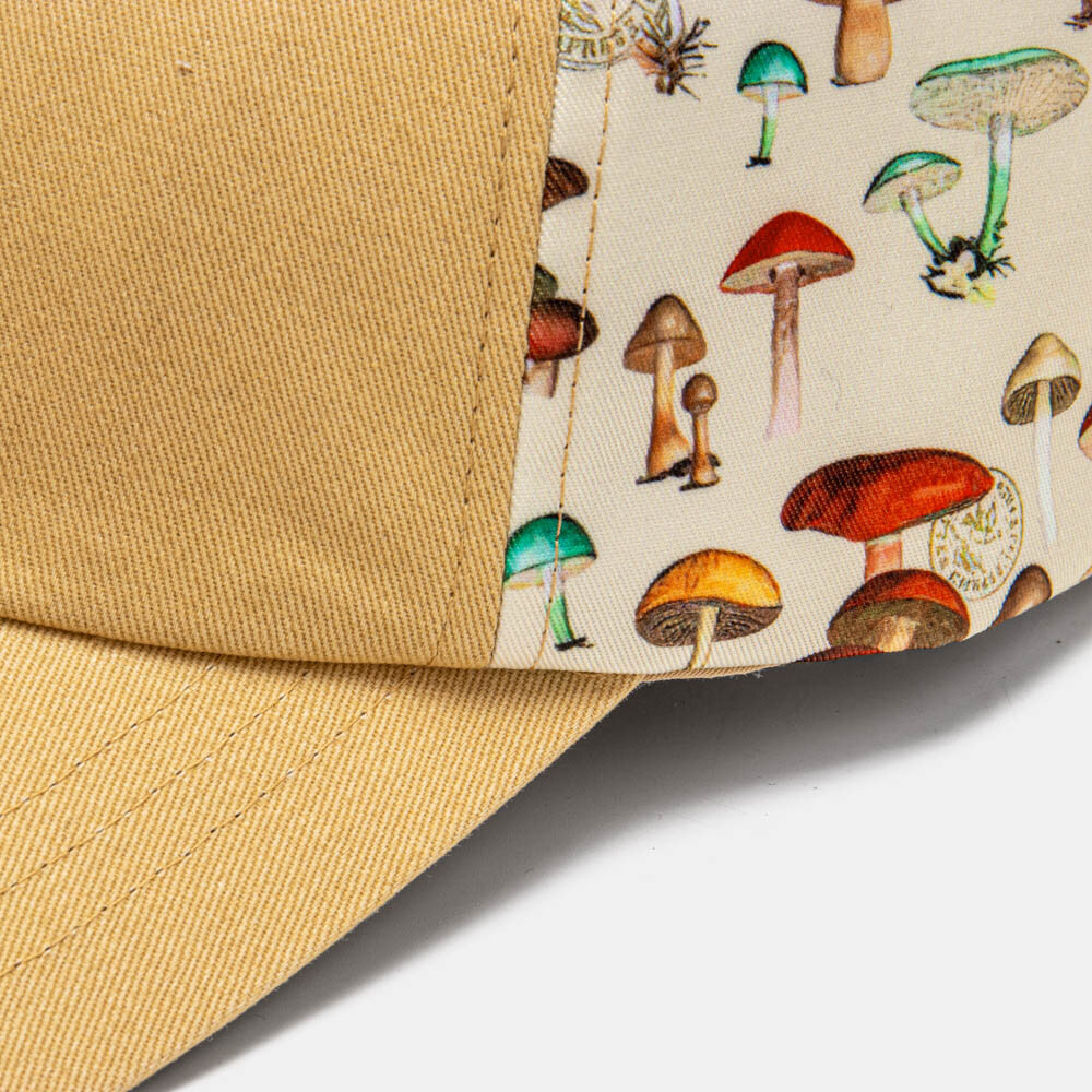 Collrown Unisex Mushroom Patch Patch Patchwork Mote Personlighet Solskjerm Baseballhatt