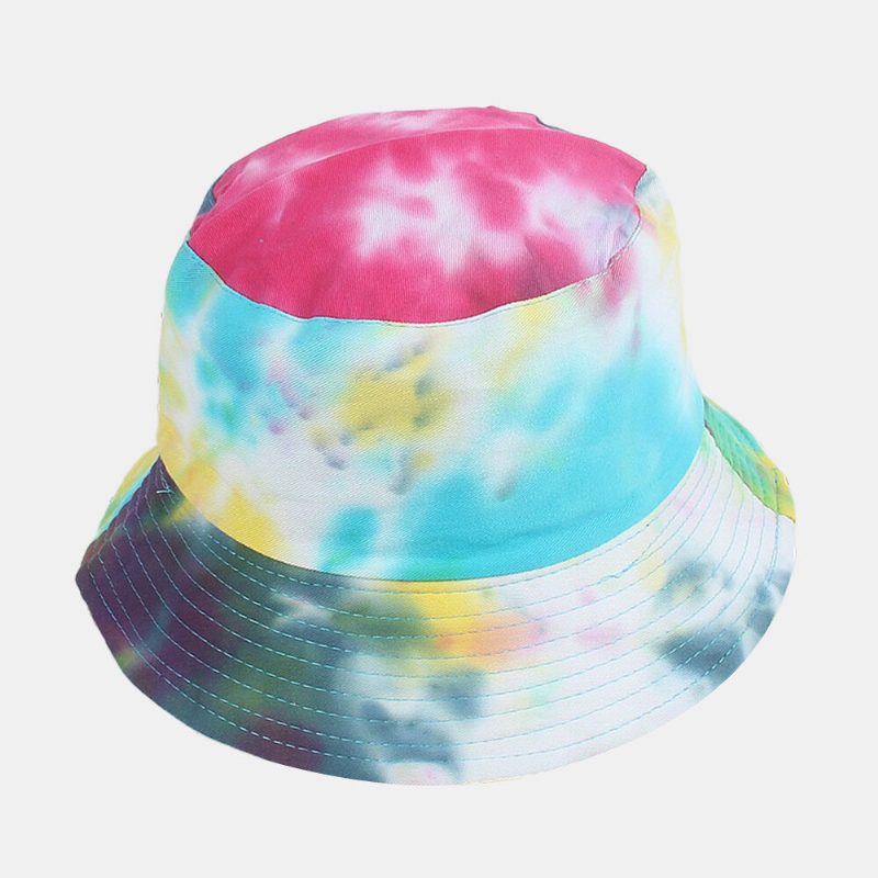 Fargerik Graffiti Fisherman Hatter Solkrem Basin Hatter Bucket Hat