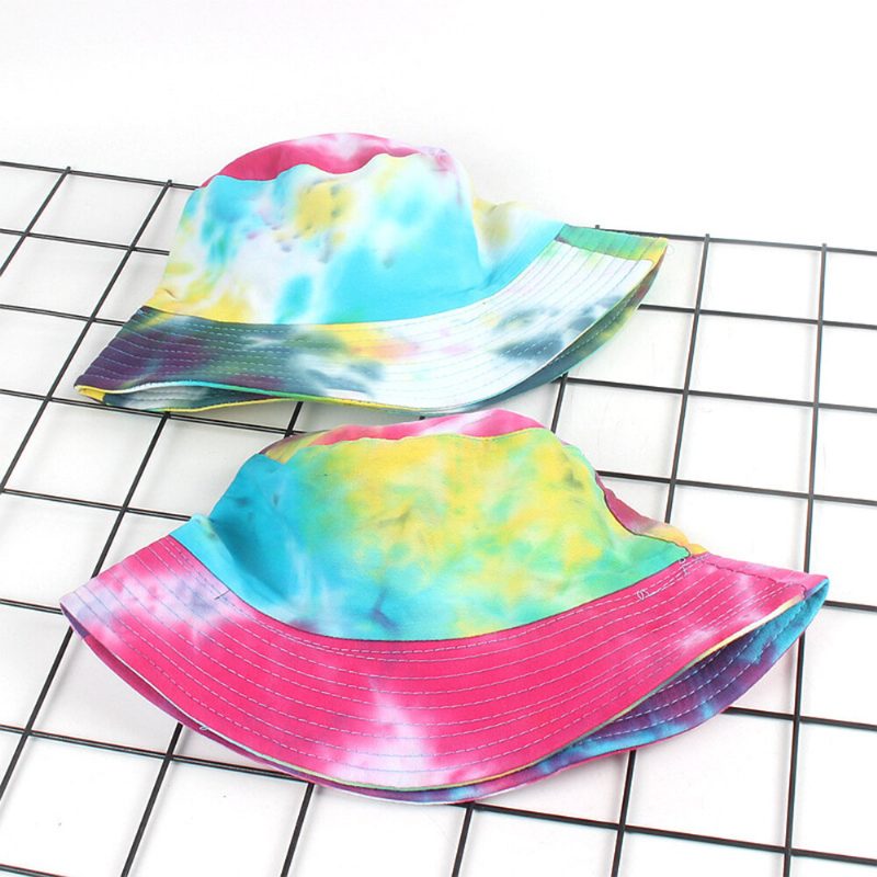 Fargerik Graffiti Fisherman Hatter Solkrem Basin Hatter Bucket Hat