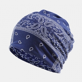 Kvinner Bomull Flerbruksutskrift Beanie Cap Hals Gamasjer Ansiktsskjold Luer Bandana