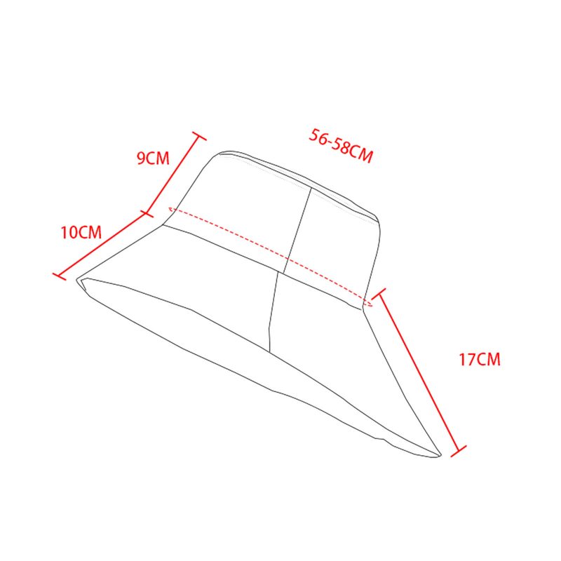 Kvinner Polyesterduk Uformell Utendørs Ryggkant Forlenget Hestehale Sammenleggbar Solskjerm Bøttehatter