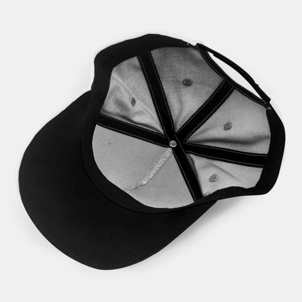 Menn Bomull Ensfarge Poker Love Letter Spader A Mønster Casual Baseball Cap