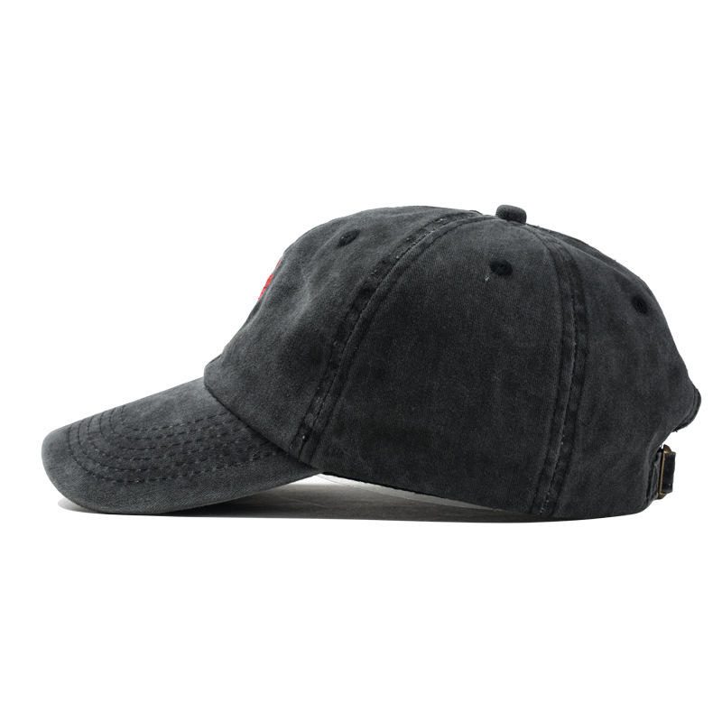 Menn Kvinner Mote Broderi Rose Baseball Cap