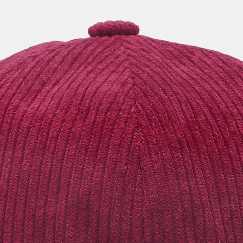 Menn Utleier Lue Plain Stripe Patchwork Justerbar Skull Cap Beanie Har