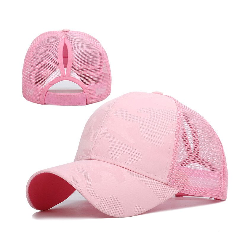 Nyankommet Dame Sommermote Sport Hestehale Baseball Cap Dame Rotete Bun Baseball Hat