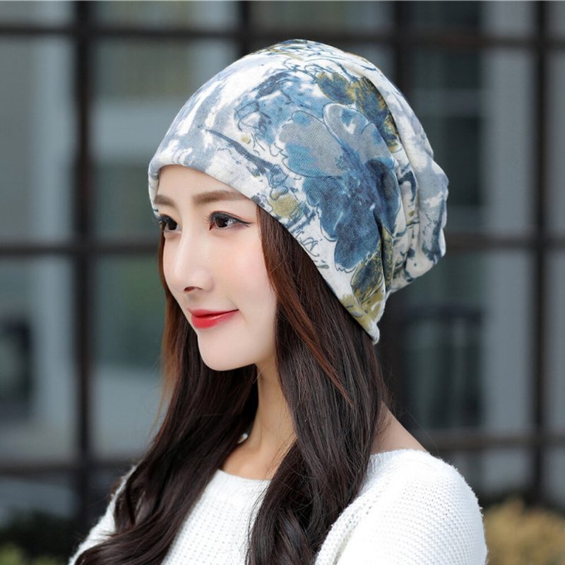 Pustende Chemo Cap Print Beanie Turban Outdoor Cap