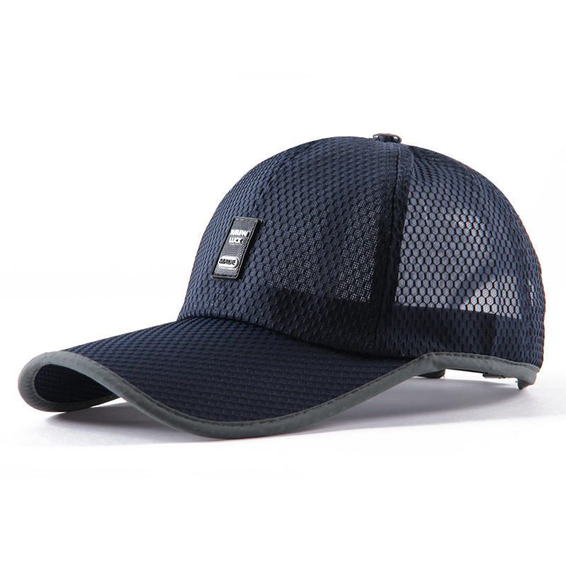 Solseil For Menn Casual Mesh Cap Tynn Pustende Baseballcap