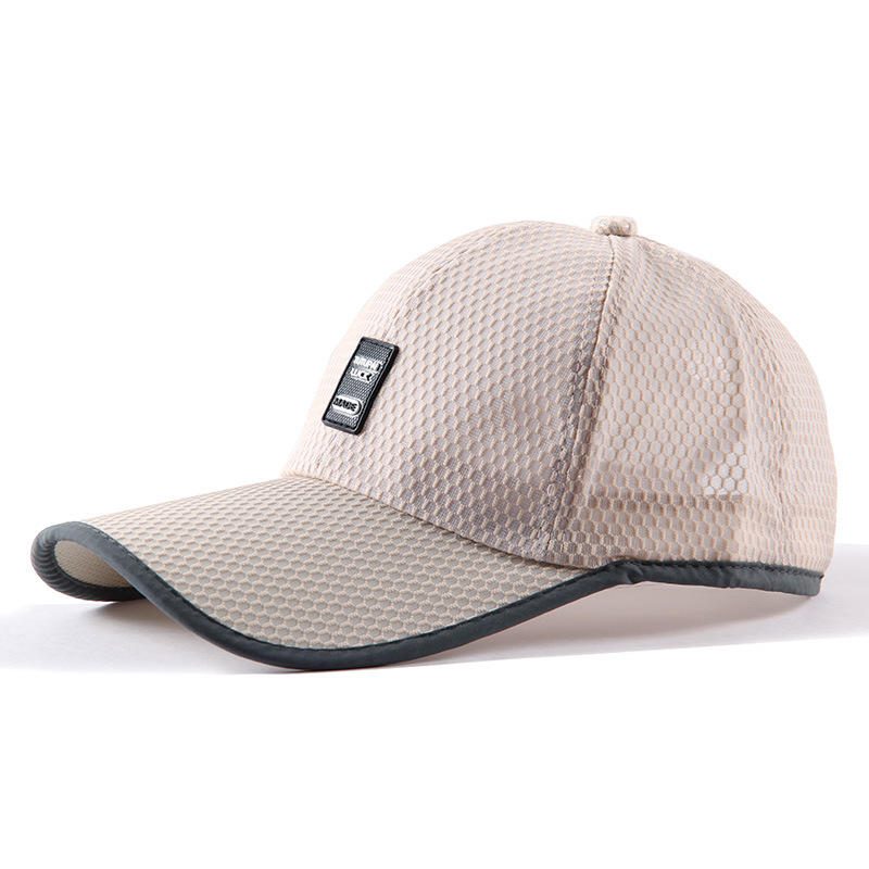 Solseil For Menn Casual Mesh Cap Tynn Pustende Baseballcap