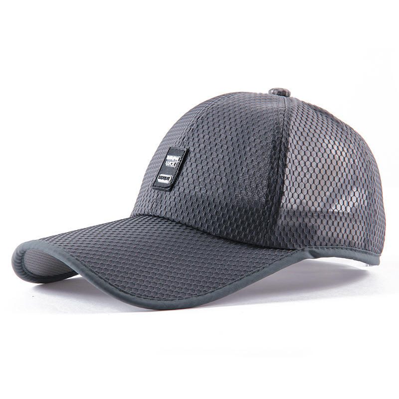 Solseil For Menn Casual Mesh Cap Tynn Pustende Baseballcap