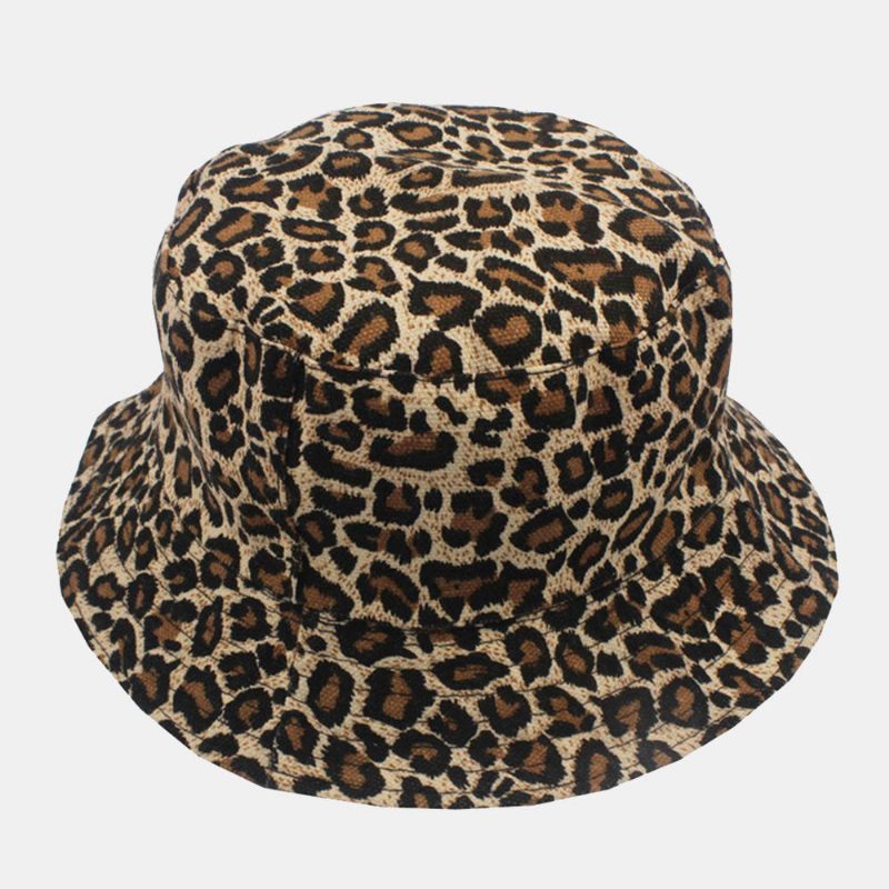 Solskjerm Solhatt Farge Leopard Fisherman Cap