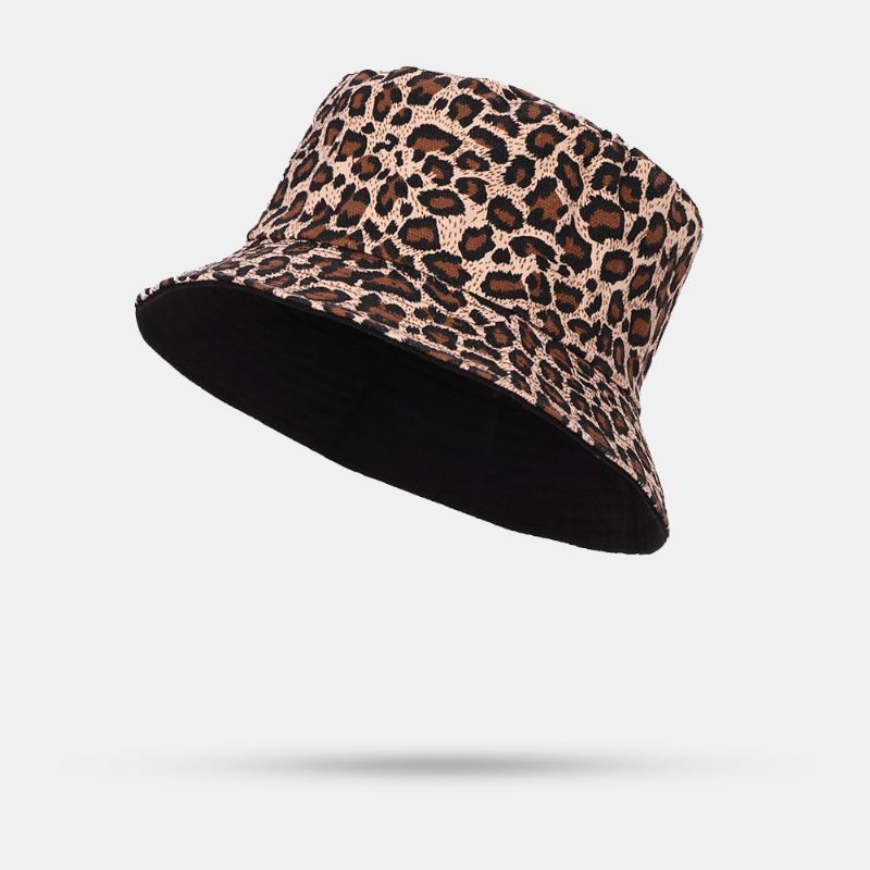 Solskjerm Solhatt Farge Leopard Fisherman Cap