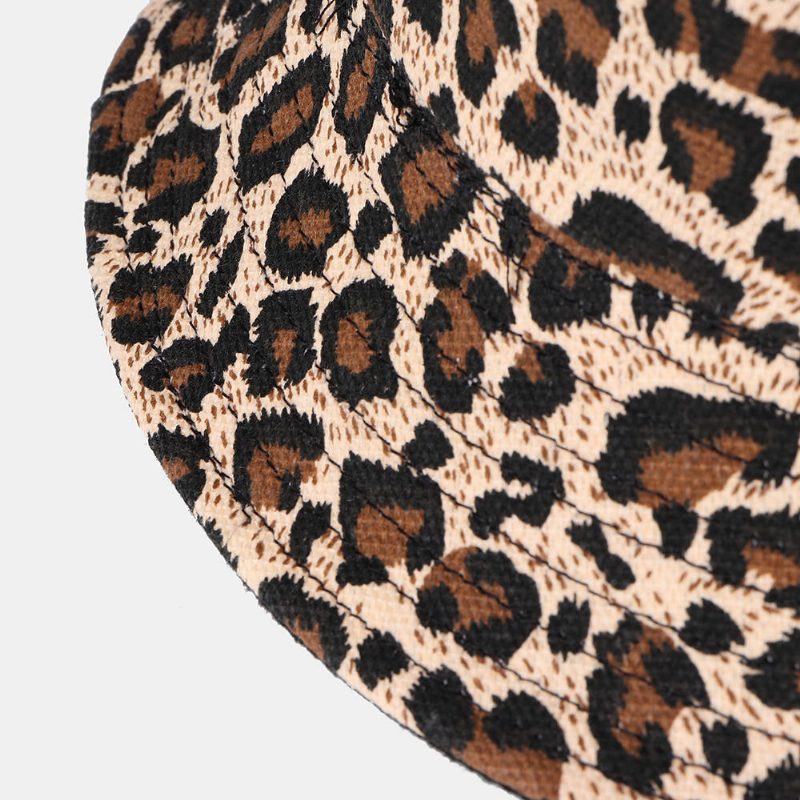 Solskjerm Solhatt Farge Leopard Fisherman Cap