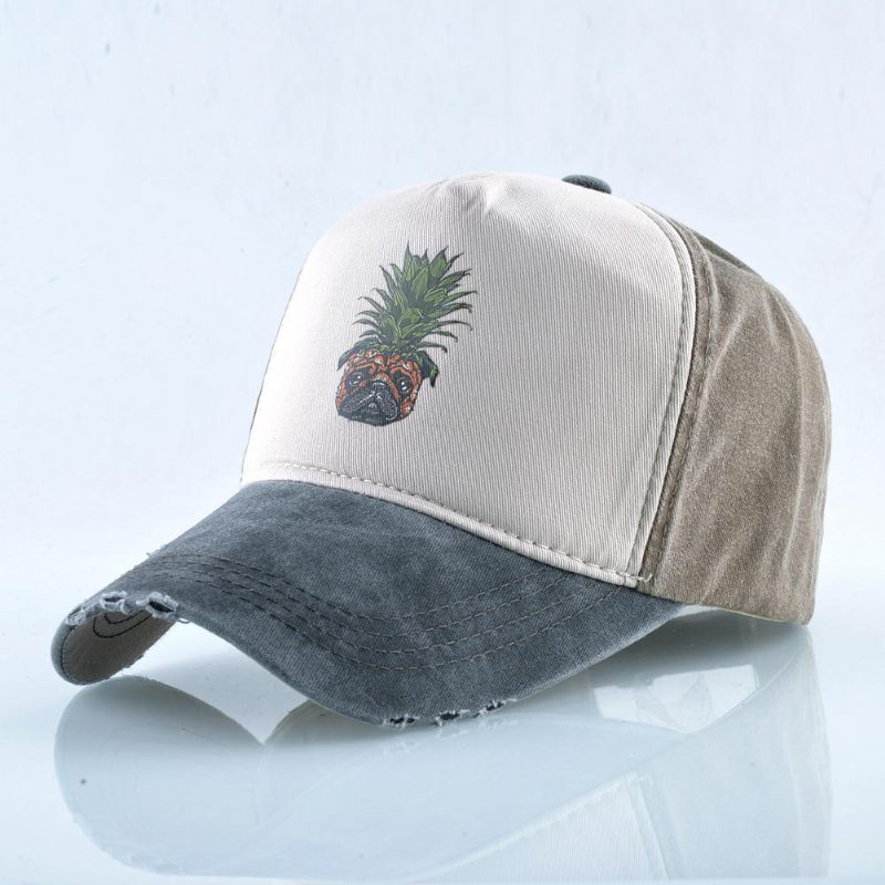 Unisex Ananas Baseballcaps Vasket Cap Med Pigger Hip Hop Cap