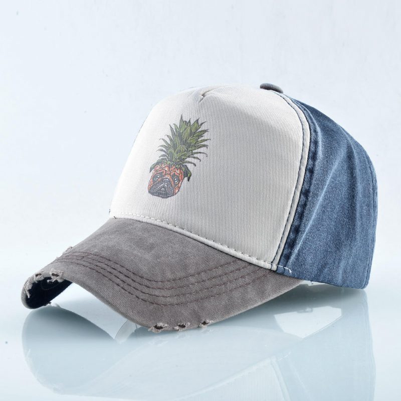 Unisex Ananas Baseballcaps Vasket Cap Med Pigger Hip Hop Cap