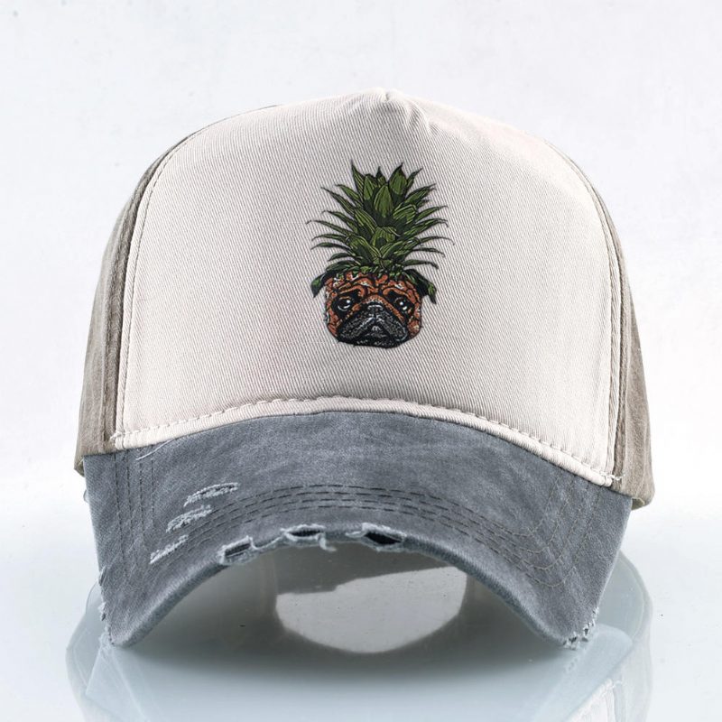 Unisex Ananas Baseballcaps Vasket Cap Med Pigger Hip Hop Cap