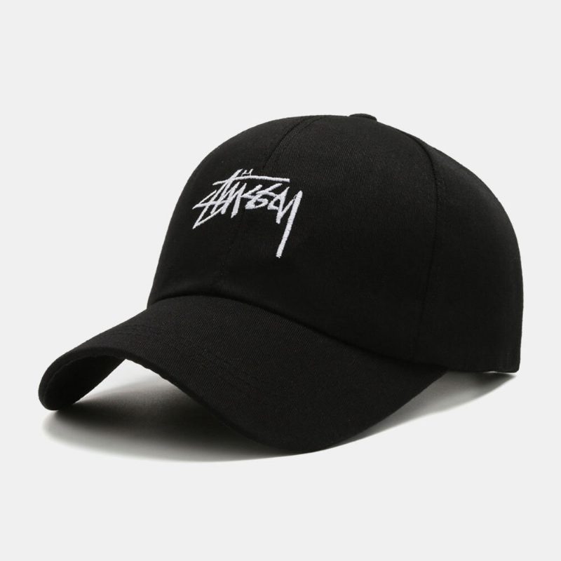 Unisex Baseballcaps Bomull Brevbroderi Kuppel Justerbar Enkel Utendørs Solseil Baseballcaps