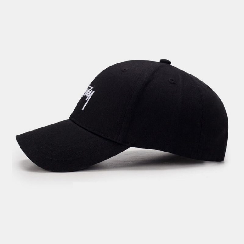 Unisex Baseballcaps Bomull Brevbroderi Kuppel Justerbar Enkel Utendørs Solseil Baseballcaps