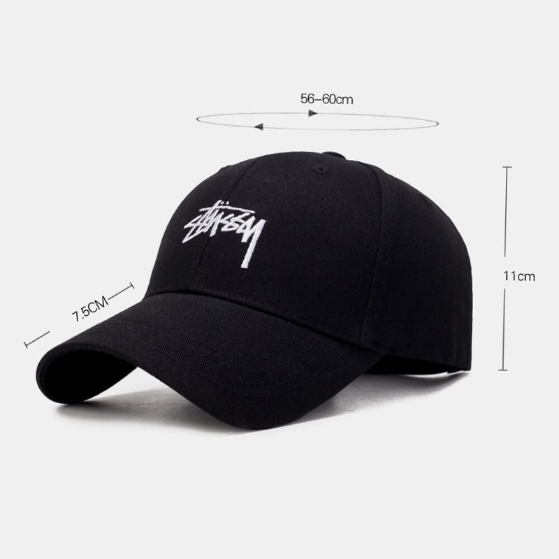 Unisex Baseballcaps Bomull Brevbroderi Kuppel Justerbar Enkel Utendørs Solseil Baseballcaps