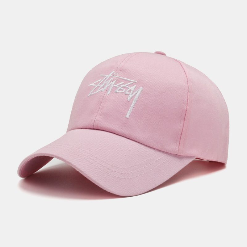 Unisex Baseballcaps Bomull Brevbroderi Kuppel Justerbar Enkel Utendørs Solseil Baseballcaps