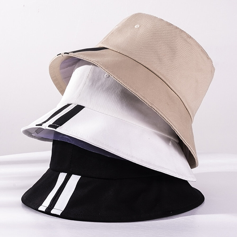 Unisex Bomull Bokstavmønster Utskrift Twill Mote Bucket Hat