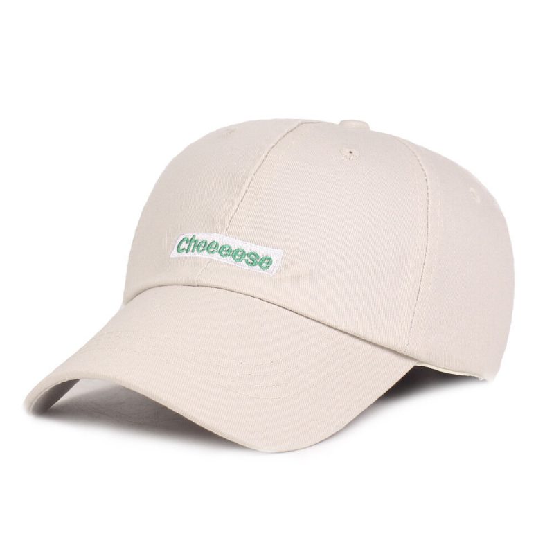 Unisex Bomull Cheeeese Brodert Solseil Baseballcaps Utendørs Fritid Solhatt