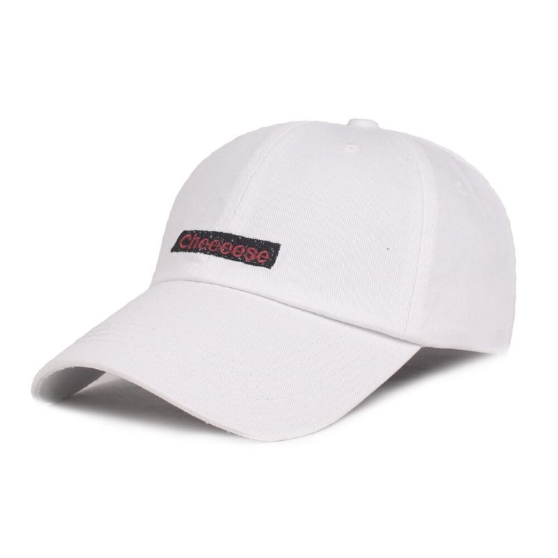 Unisex Bomull Cheeeese Brodert Solseil Baseballcaps Utendørs Fritid Solhatt