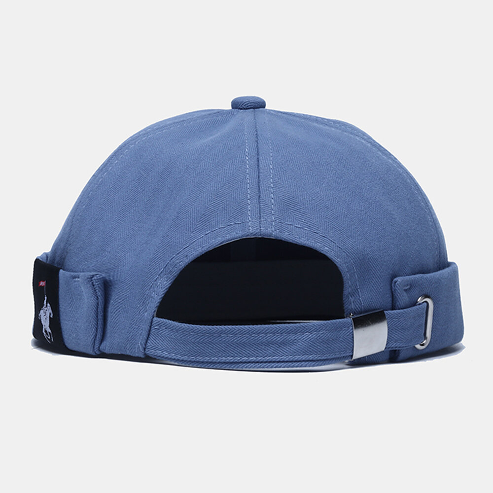 Unisex Bomull Ensfarget Lappeteppe Hip-hop-stil Uformelt Utleier Caps Uten Kanter Lue Hodeskalle Cap