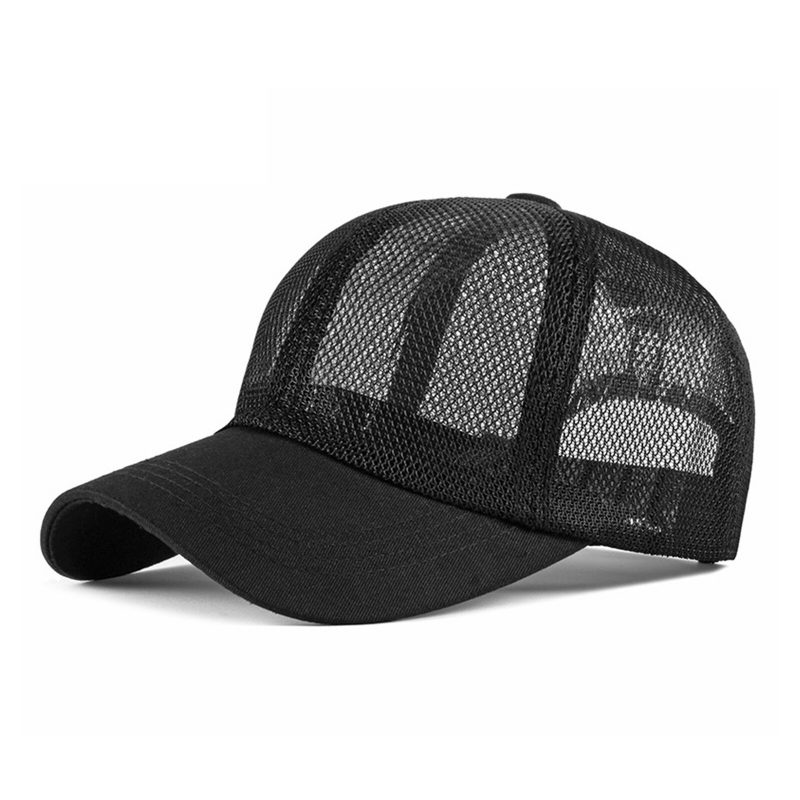 Unisex Bomull Justerbar Mesh Utendørs Skygge Baseballcaps