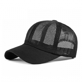 Unisex Bomull Justerbar Mesh Utendørs Skygge Baseballcaps