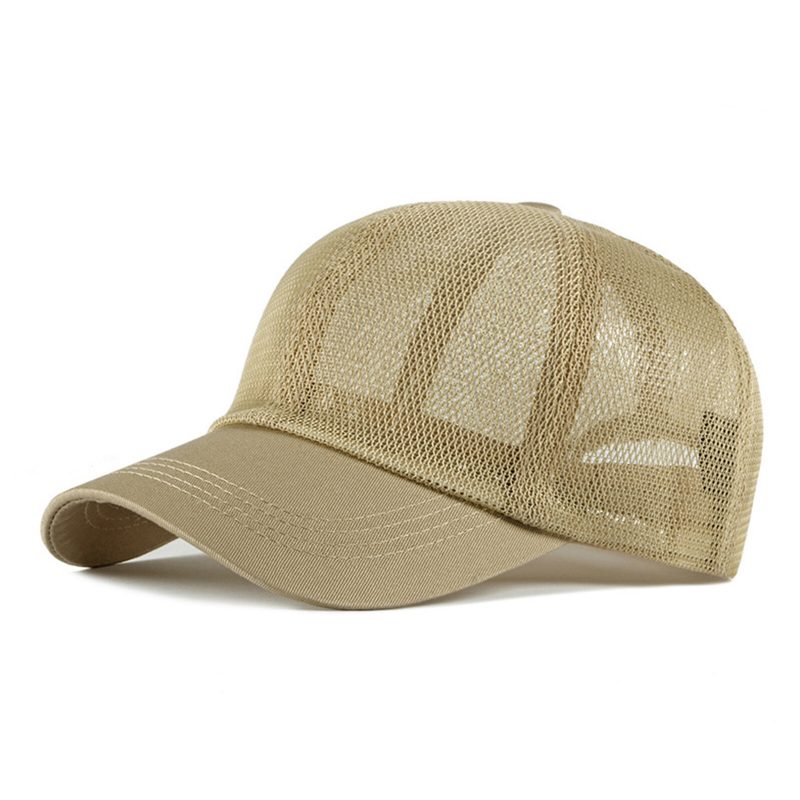 Unisex Bomull Justerbar Mesh Utendørs Skygge Baseballcaps