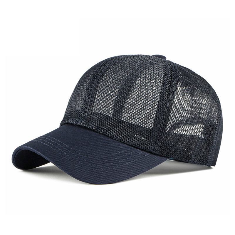 Unisex Bomull Justerbar Mesh Utendørs Skygge Baseballcaps