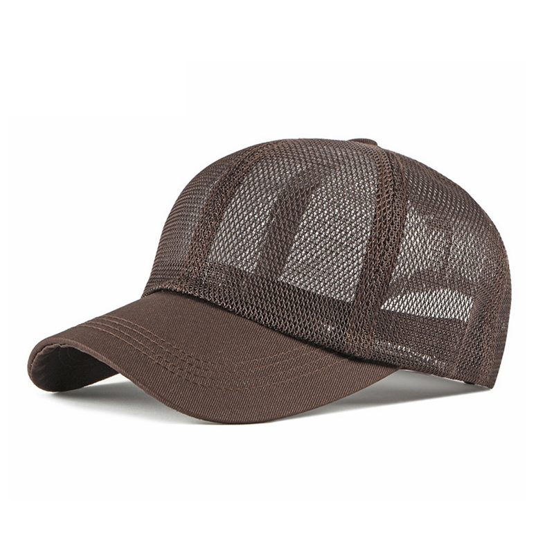 Unisex Bomull Justerbar Mesh Utendørs Skygge Baseballcaps