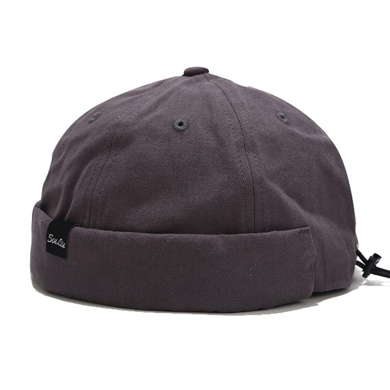 Unisex Bomull Uformell Snøring Justerbar Beanie Utleier Lue Skull Cap