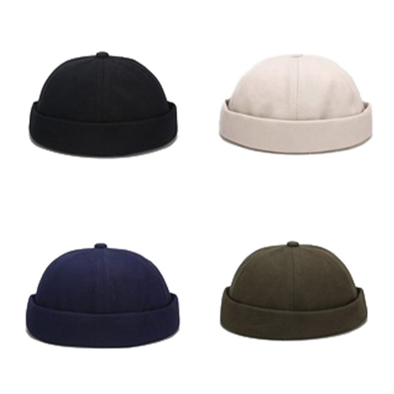 Unisex Bomull Uformell Snøring Justerbar Beanie Utleier Lue Skull Cap