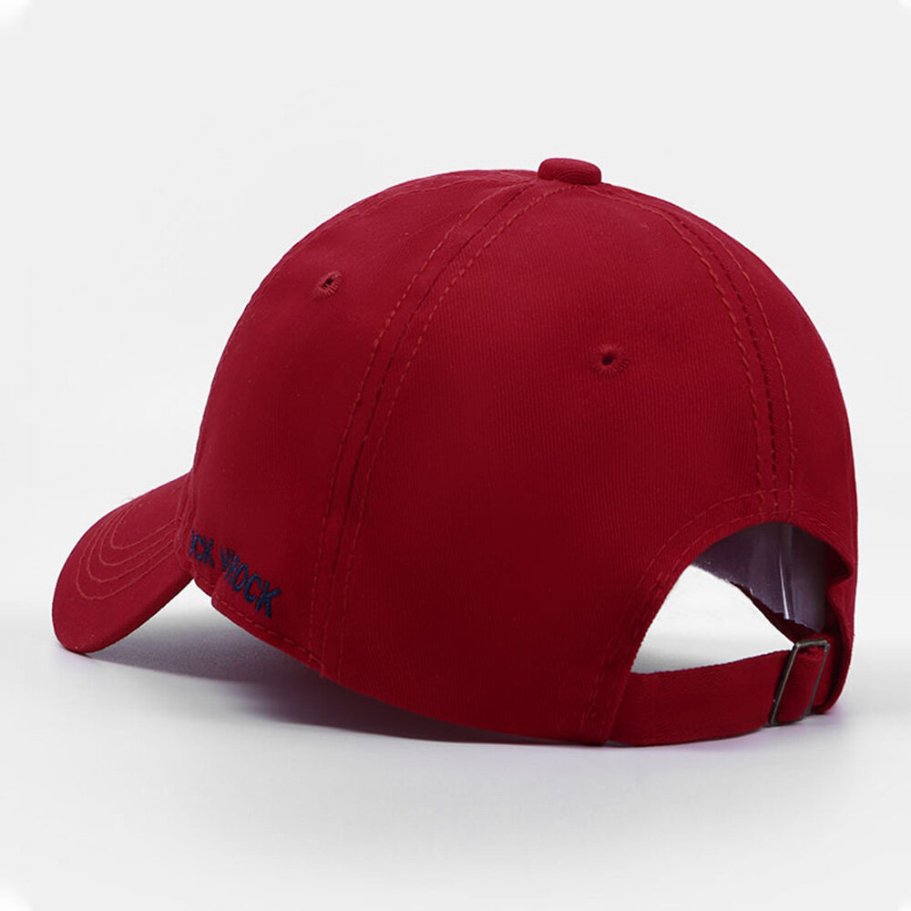 Unisex Bomullsbrevbroderilapp All-match Solkrem Baseballcaps