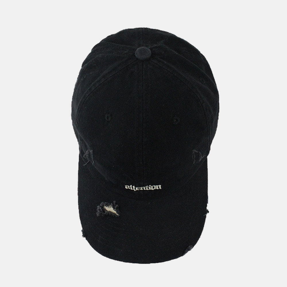 Unisex Brevbroderi Baseballcaps Bomull Ensfarget Mote Matchende Avslappet Justerbar Caps