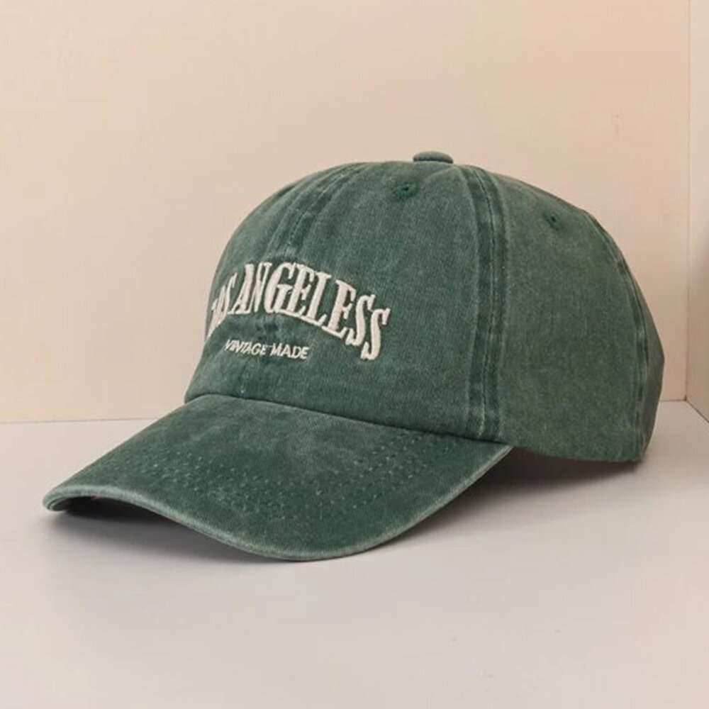 Unisex Buet Brem Baseball Caps Brev Broderi Mønster Vasket Utendørs Sport Solskjerm Lue