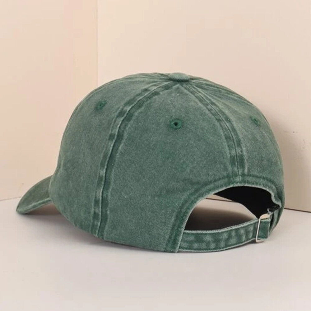 Unisex Buet Brem Baseball Caps Brev Broderi Mønster Vasket Utendørs Sport Solskjerm Lue